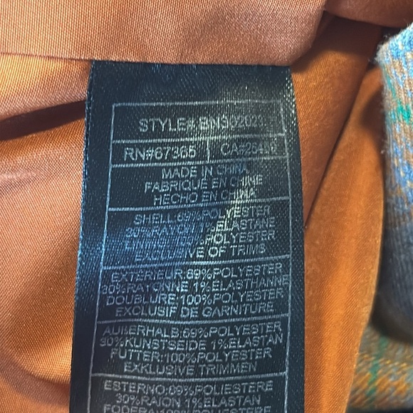 STEVE MADDEN rupi cropped blazer in grey plaid - Picture 10 of 13